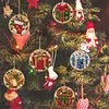 6pcs/set DIY Diamond Special Shape Pearl Art Hanging Wooden Christmas Tree Ornament Kit