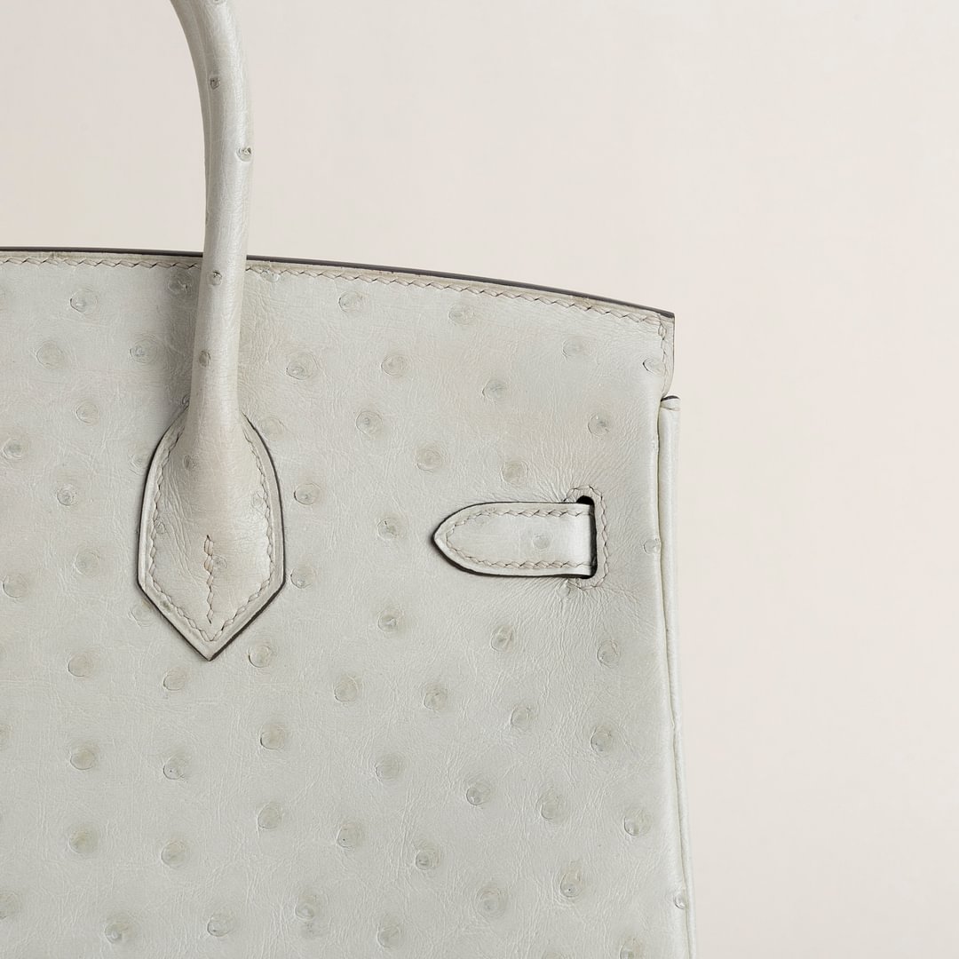 Birkin 25cm Ostrich 3C Parchemin GHW