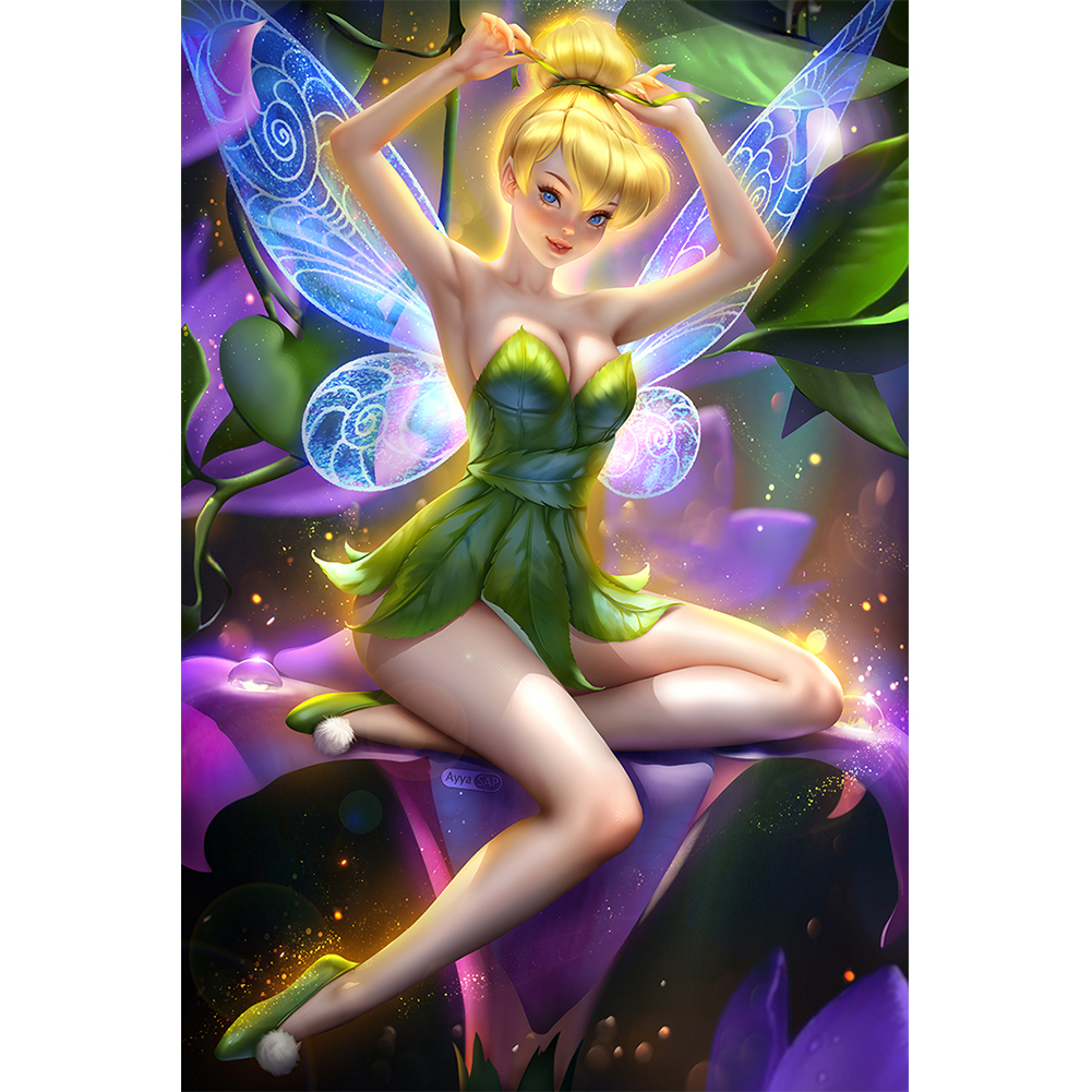 

Tinker Bell - Round Drill Diamond Painting - 30*40CM, 501 Original