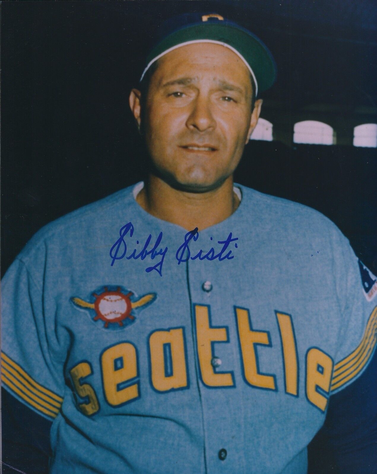 Signed 8x10 SIBBY SISTI Seattle Pilots Autographed Photo Poster painting - COA