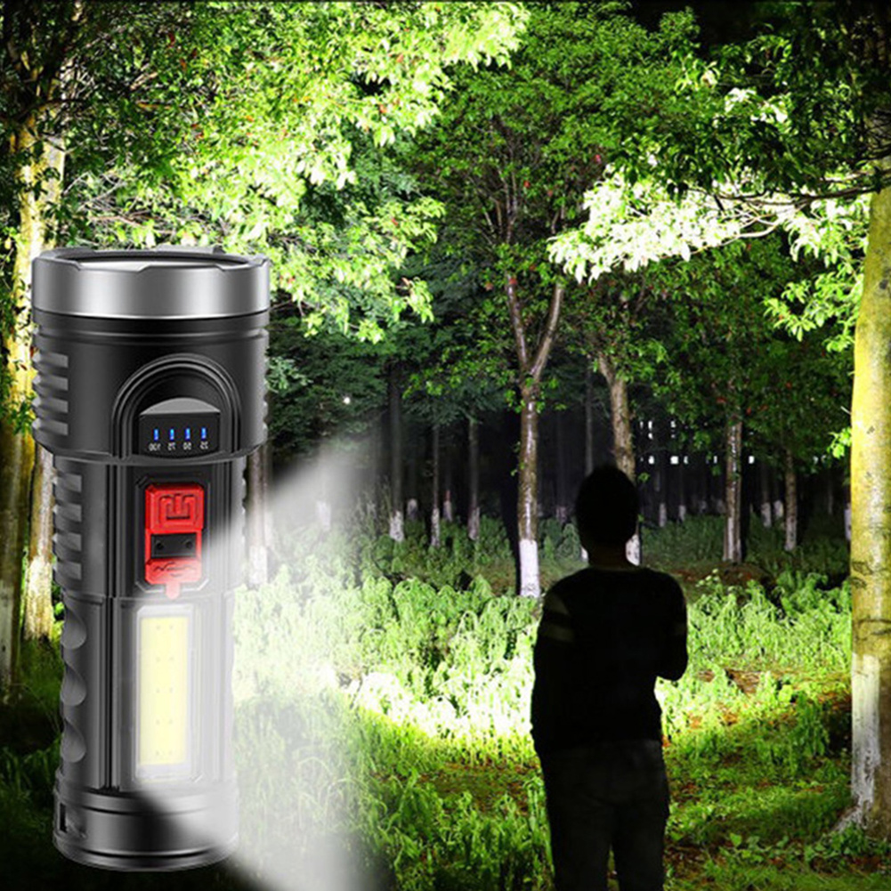 

Portable USB Rechargeable Handheld Flashlight Hiking Fishing Electric Torch, 501 Original