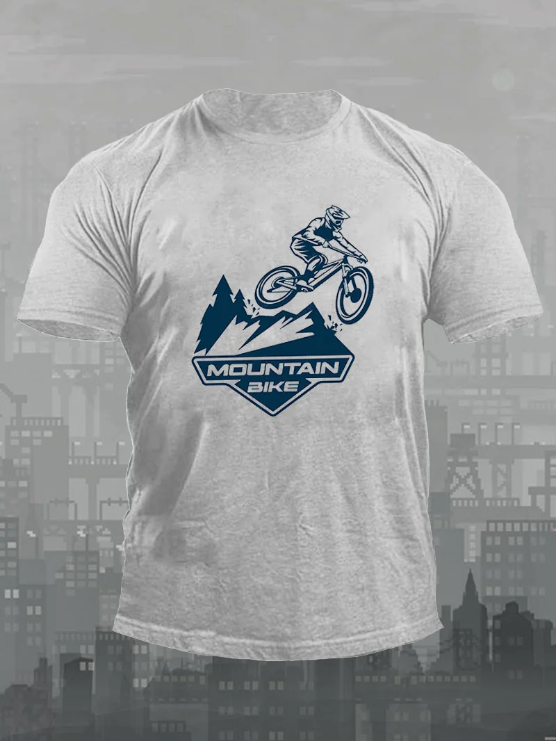 Mountain Bikes Printed Men's T-Shirt in  mildstyles