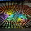 Solar Fence Lights Mandala Theme Waterproof Metal Solar Powered Deck Step Stair Lights for Garden Post Patio Decor Gifts for Women Mom