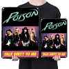 Poison - Panneaux en &eacute;tain m&eacute;tallique(20*30cm/30*40cm) - Musique