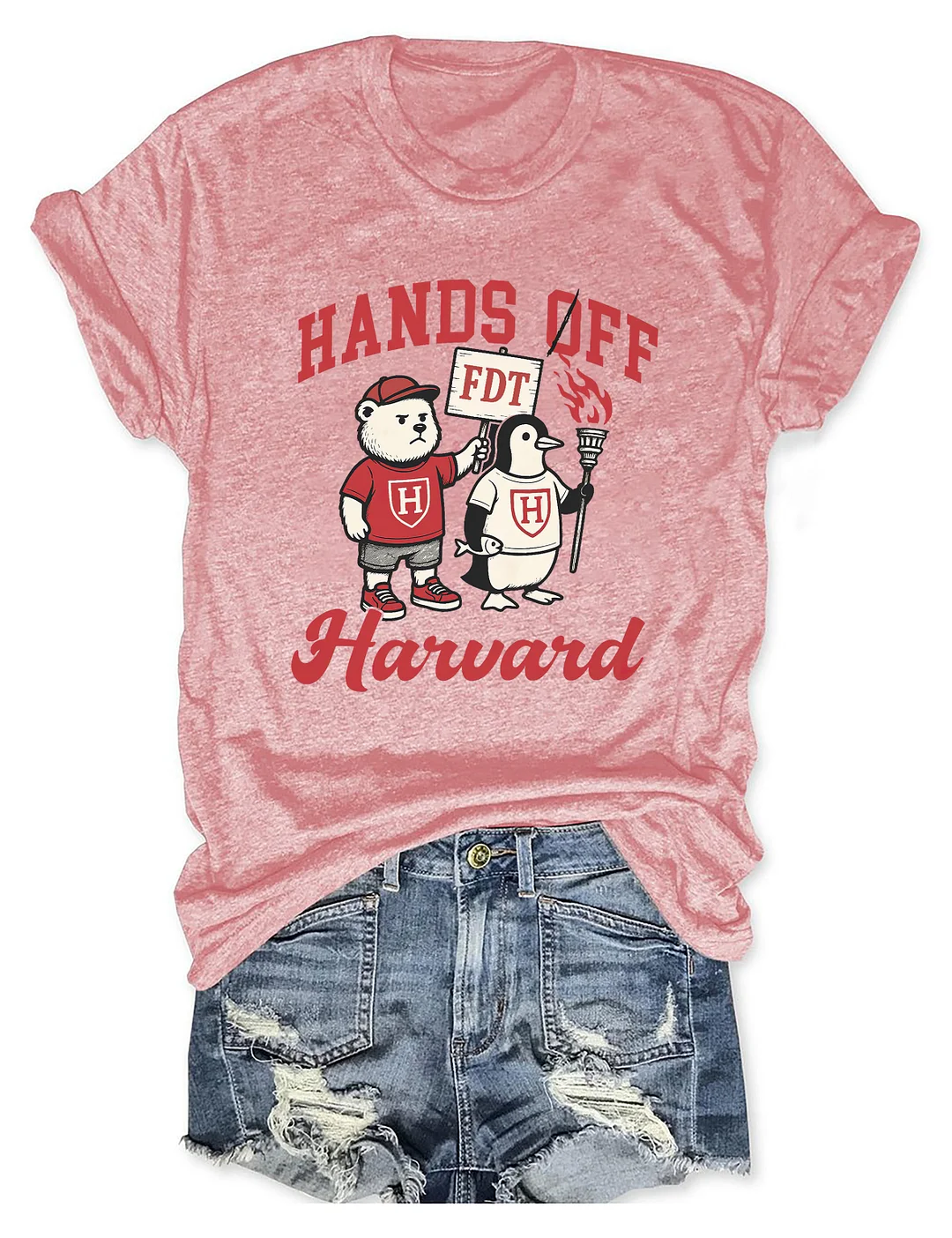 Hands Off Harvard T-shirt