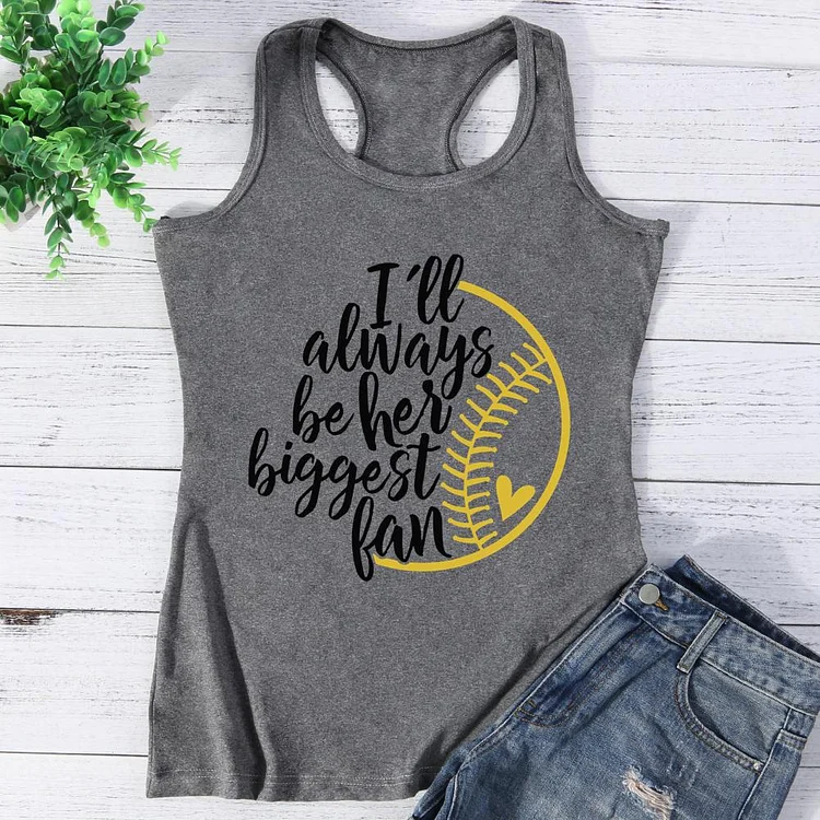 Biggest Fan Softball Vest Top