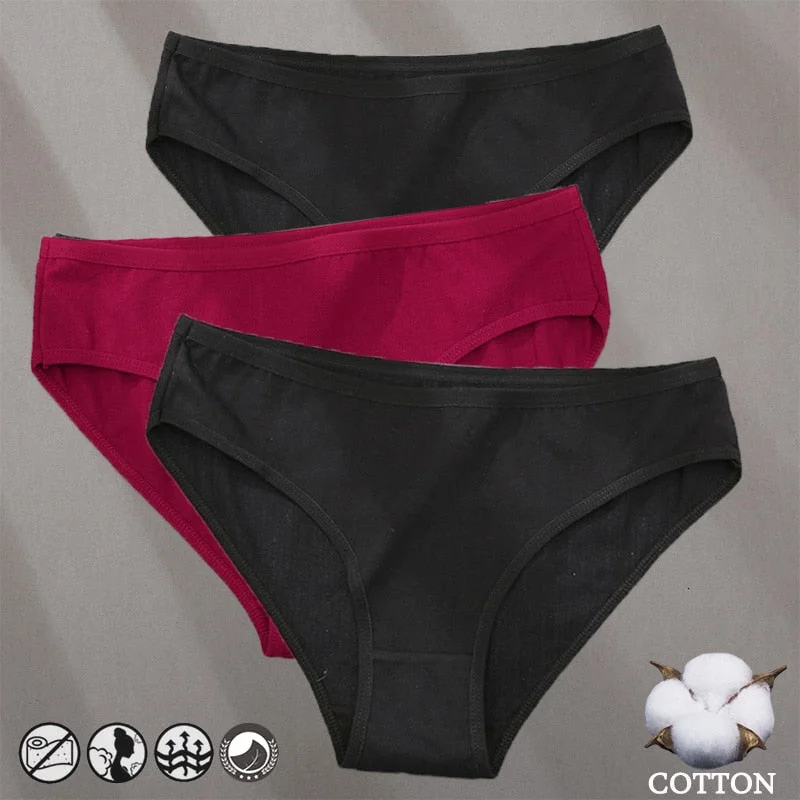 Cotton Panties Jacquard Design Pattern Women Panties Underwear Sexy Female Lingerie Briefs Solid Color Intimate Pantys for Woman