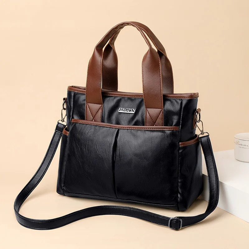 Crossbody new texture portable retro bag