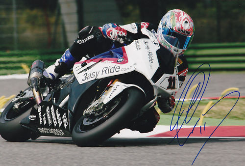 World Superbike Troy Corser Signed Photo Poster painting 12x8 2011