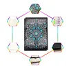 A5 5D Notebook DIY Part Special Shape Rhinestone Diary Book | Flower