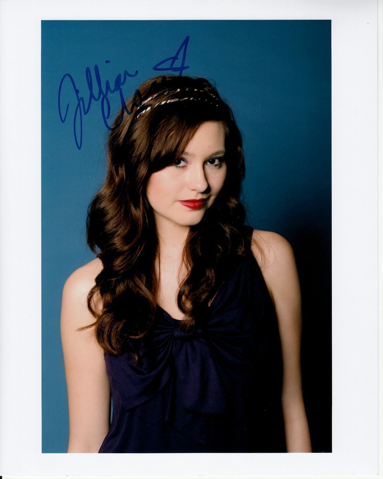 JILLIAN CLARE hand-signed BEAUTIFUL 8x10 COLOR CLOSEUP authentic w/ UACC RD COA