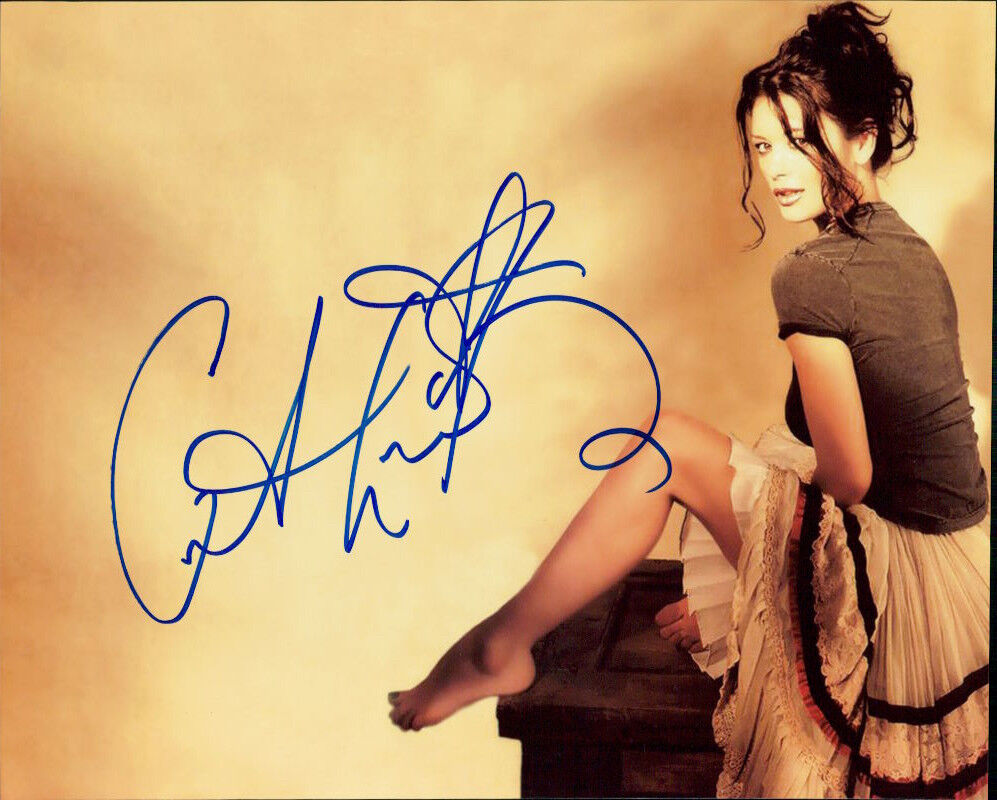 Catherine Zeta-Jones signed authentic 8x10 Photo Poster painting COA