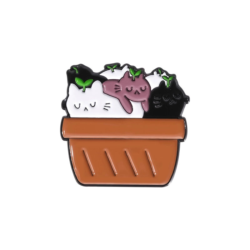 Cute Pin Animal Letter Alloy Stoving Varnish Unisex Brooches