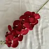 9 Heads Pink Purple Velvet Orchid Autumn Decor Artificial Flower