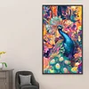 (40*70cm)DIY Full Square Drill Diamond Painting-Peacock