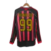 Vintage Soccer Jersey RONALDO #99 AC Milan Home Long Sleeve 2006/07