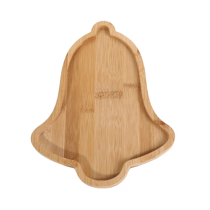 Christmas Casual Solid Color Bamboo Plate 1 Piece