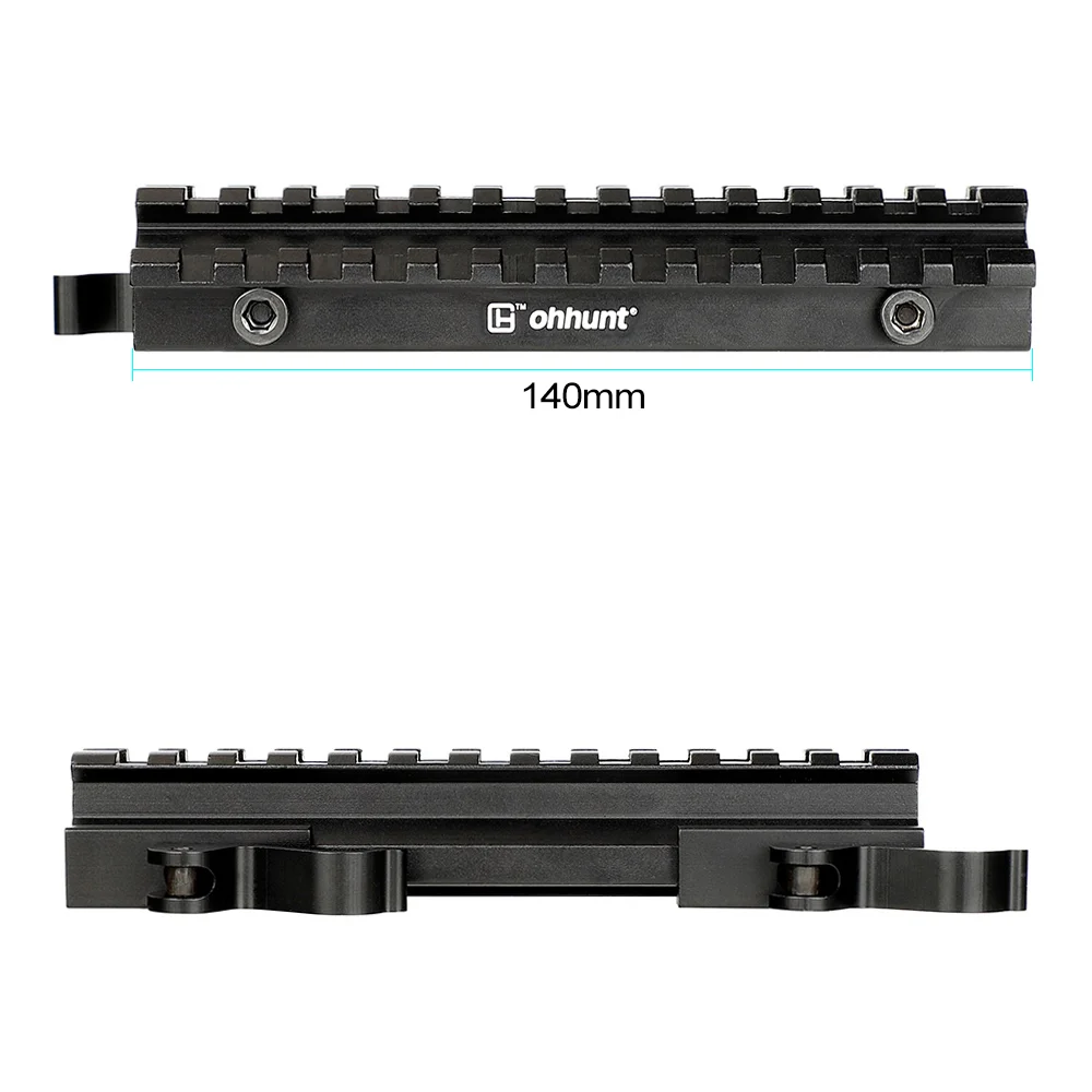 ohhunt® 13-Slot Picatinny Riser Mount for Rifles High Profile Lever Mount