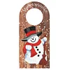 DIY Christmas Candle Flower Diamond Painting Door Handle Hanging Sign Kit