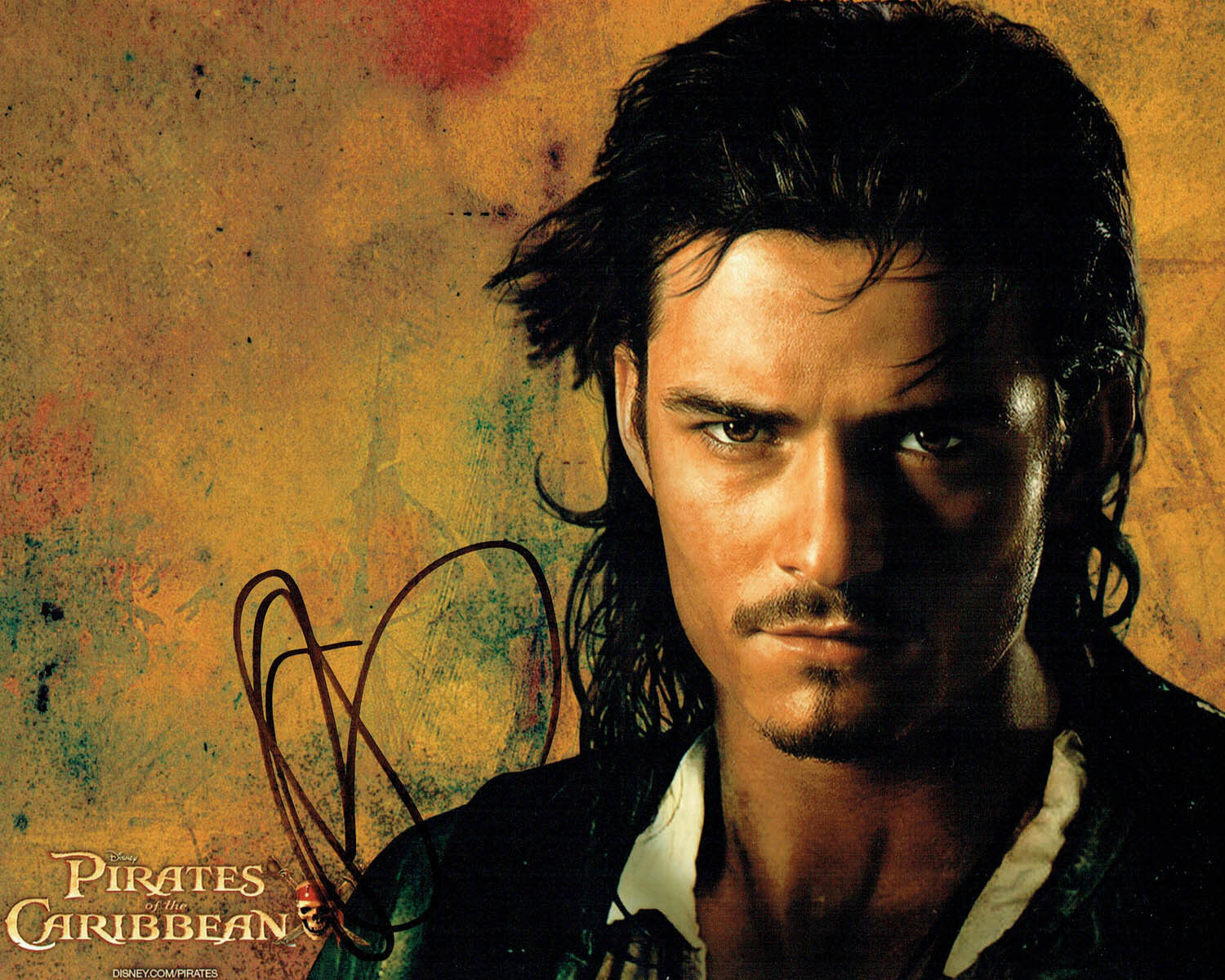 Orlando BLOOM Signed Autograph 10x8 Pirates of the Caribbean Photo Poster painting AFTAL COA