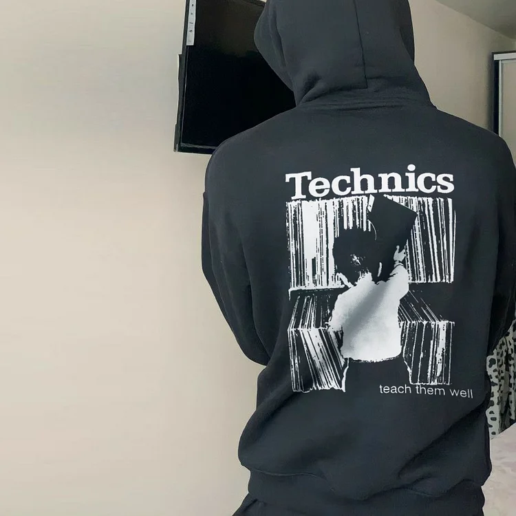 Technics Teach Them Well Hoodie