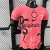 Player Version 2025-2026 Inter Milan Pink with Snake and Floral Pattern Shirt