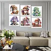 6Pcs/set Diamond Painting-5D Full Round Drill Vegetable Goblin(30*30 CM)