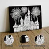 uk.everydayedeals DIY Pearl Painting With Frame - Handmade Self-Adhesive Pearls - Castle(20*30cm)