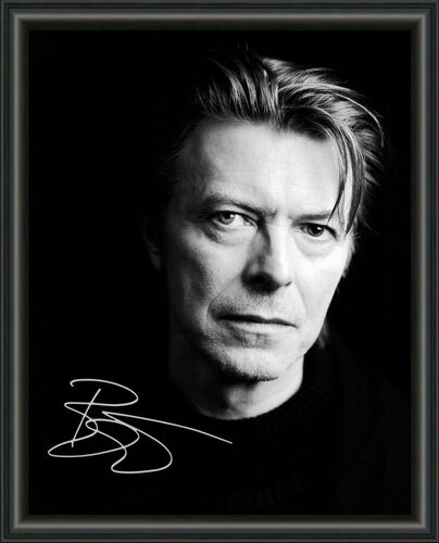 DAVID BOWIE - A4 SIGNED AUTOGRAPHED Photo Poster painting POSTER  POST