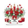 Acrylic Special Shaped Romantic Valentines Day Desktop Diamond Art Kits for Home