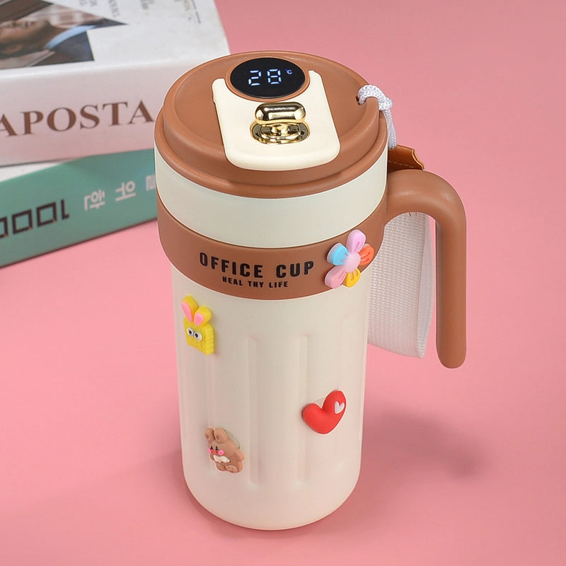 Car Smart Coffee Cup High Color Value Display Temperature Water Cup 316 Stainless Steel Thermos Cup Gift Custom Logo