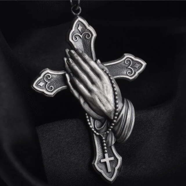 Titanium Steel Jesus Prayer Necklace