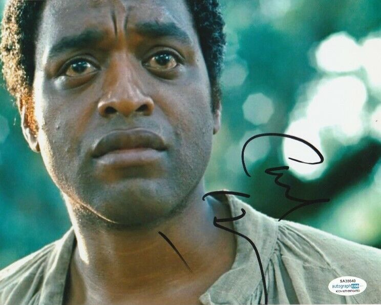 CHIWETEL EJIOFOR SIGNED 12 YEARS A SLAVE