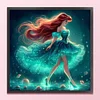 (Stamped/Counted) Ariel Silhouette-11CT Cross Stitch 40*40cm