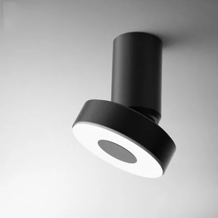 Modern Black Iron LED Ceiling Lamp Industrial Decor LOFT Bedroom Living Room Ceiling Light Attic Balcony Cealing Lamps Lustre