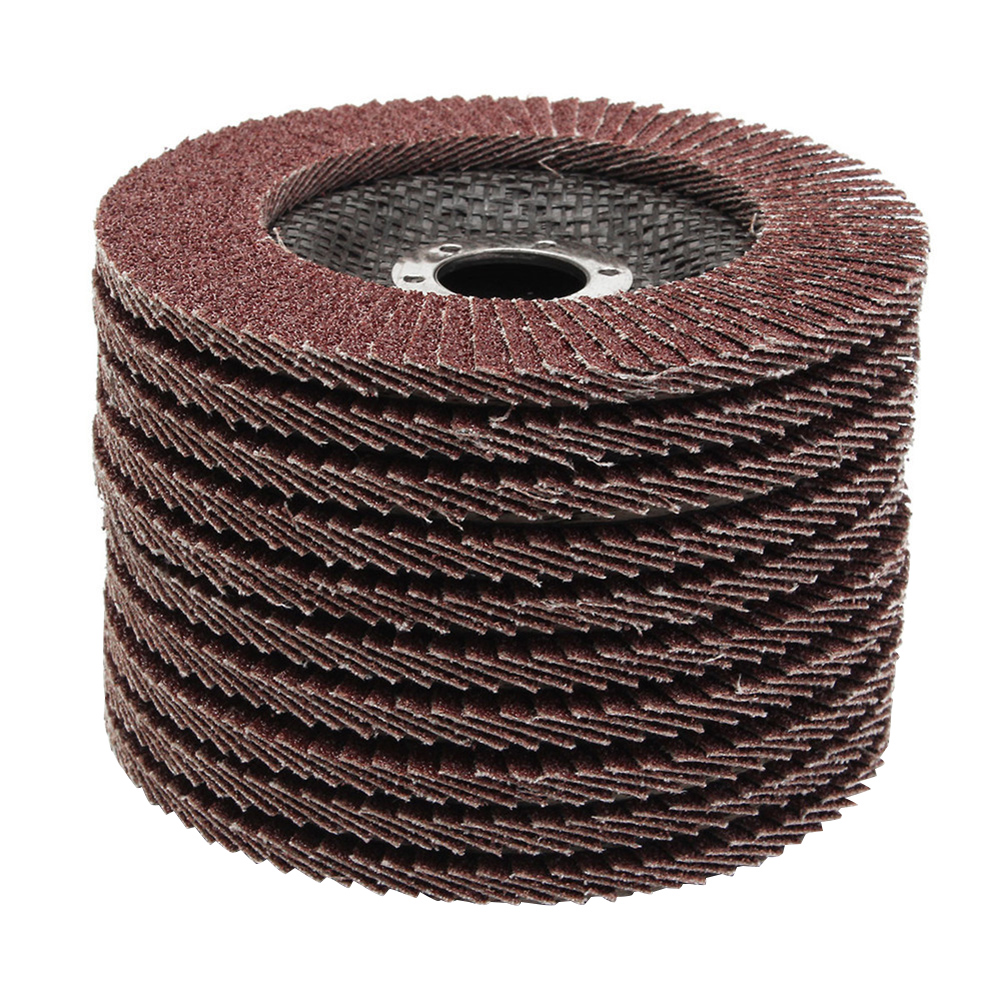 

10pcs 100mm Flap Discs 80 Grit Grinding Wheels Blades for Angle Grinder, 501 Original