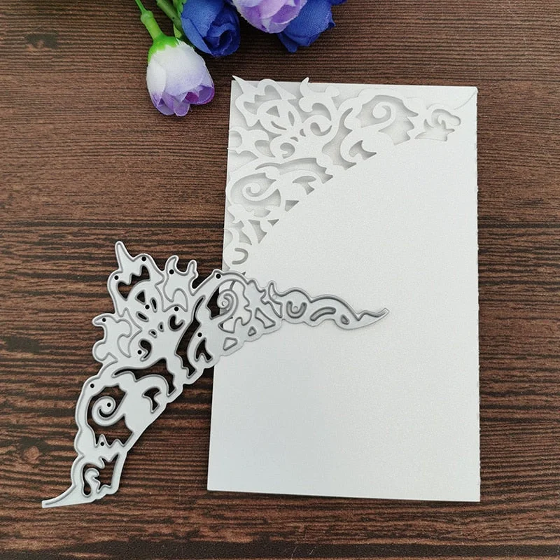 Flower Frame Metal Cutting Dies Stencils For DIY Scrapbooking Decorative Embossing Handcraft Die Cutting Template