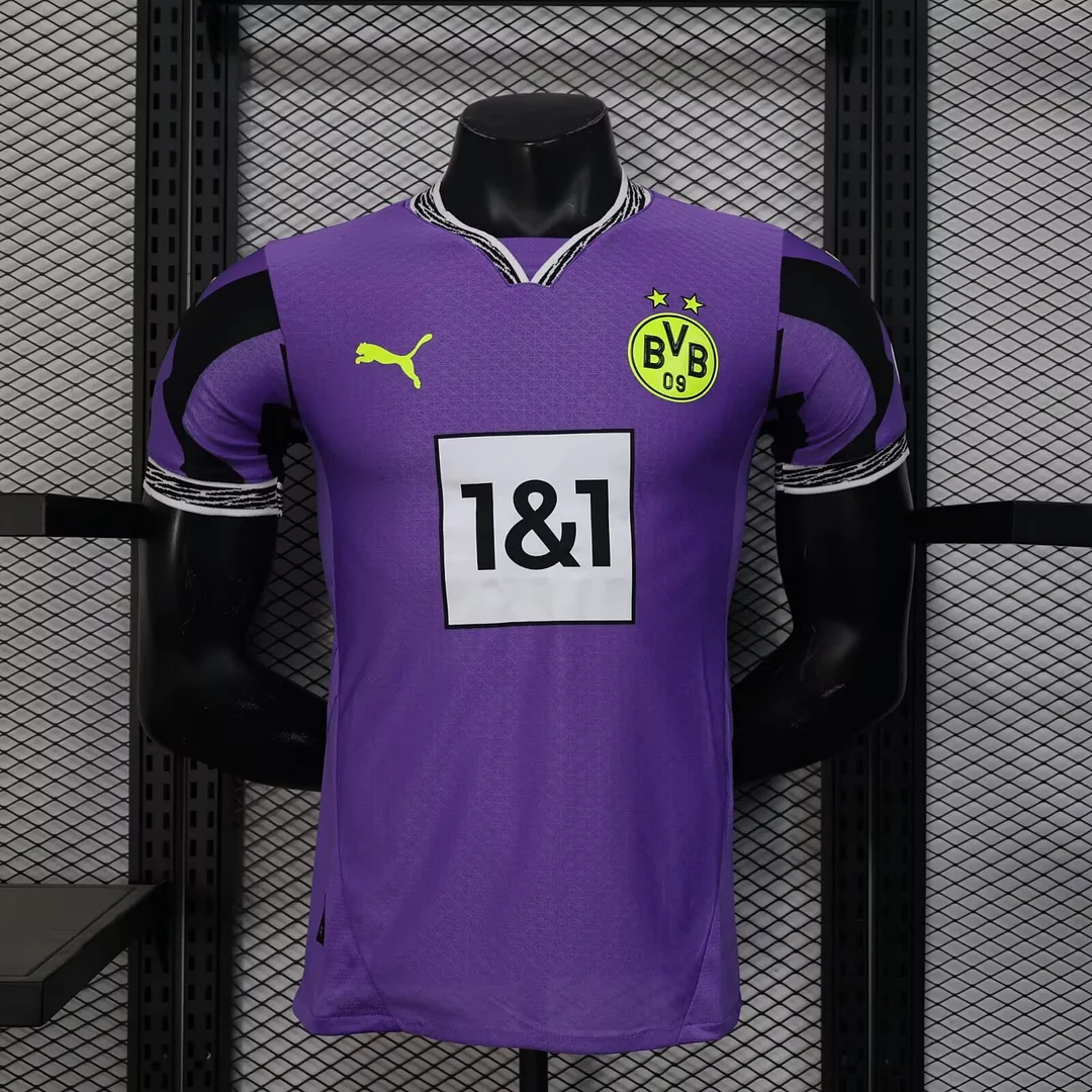25/26 Dortmund Goalkeeper Player Version Football T-Shirt Thai Quality