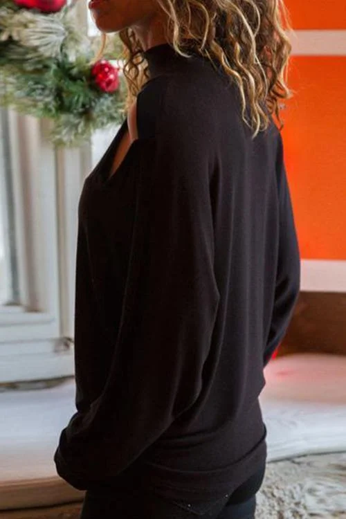 Casual Hollowed-out T-shirt