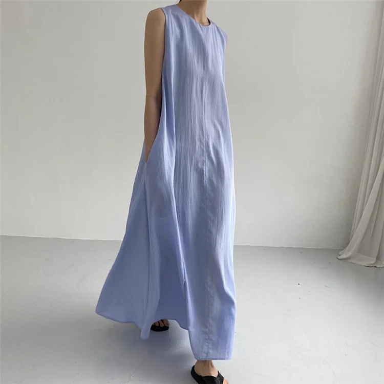 Minimalist Versatile Crew Neck Dress
