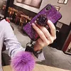 Hair Ball Airbag Bracket Diamond Huawei iPhone Samsung Case