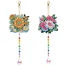 2 PCS Flower Butterfly - 5D DIY Pendant