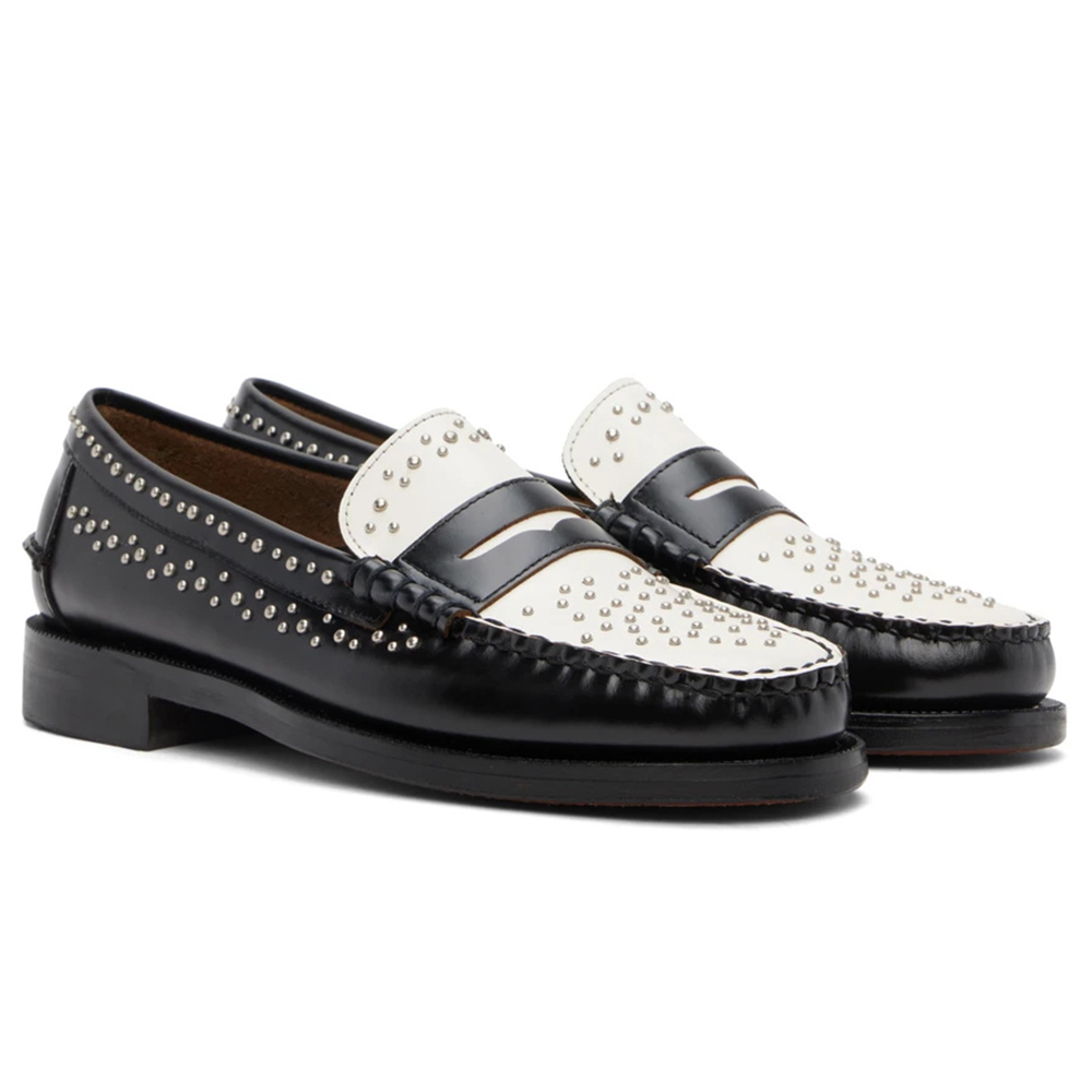 Merumote Gentleman's Oxford Loafers Shoes Rivet Stone Man's Shoes Party Wedding Banquet Shoes-MERUMOTE