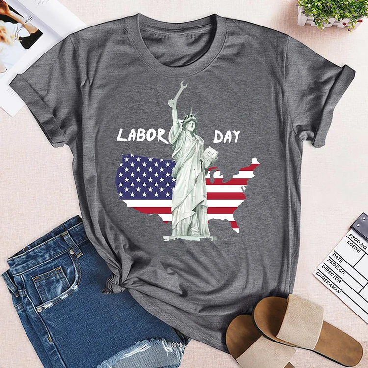 Happy American Labor Day T-Shirt-04416-Annaletters