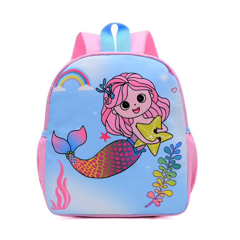 Spring New Children’s Backpack Bag Boy’s Backpack Cartoon Cute Girl Backpack Baby Kindergarten