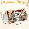 Xmas Penguin DIY Pearl Diamond Painting PU Cover Tissue Holder Kit Pearl Art Painting Decoration for Home & Gifts