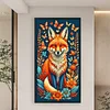 (Big Size)Fox - 14CT Stamped Cross Stitch - 40*70cm - Animal