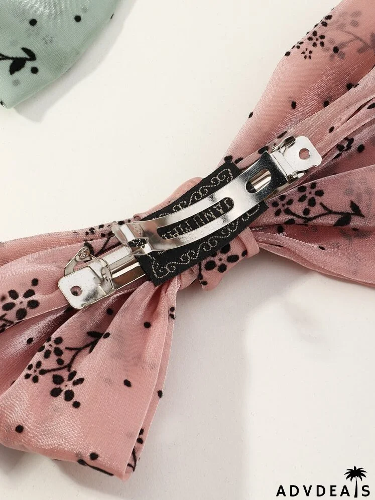 4pcs Bow Knot Hair Clip