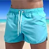 Gioiacombo&trade; Pantaloncini da spiaggia con lettere in tinta unita moda uomo nuovi