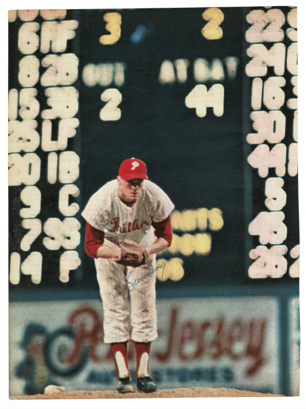 Jim Bunning signed autographed magazine Photo Poster painting! RARE! AMCo Authenticated! 9125